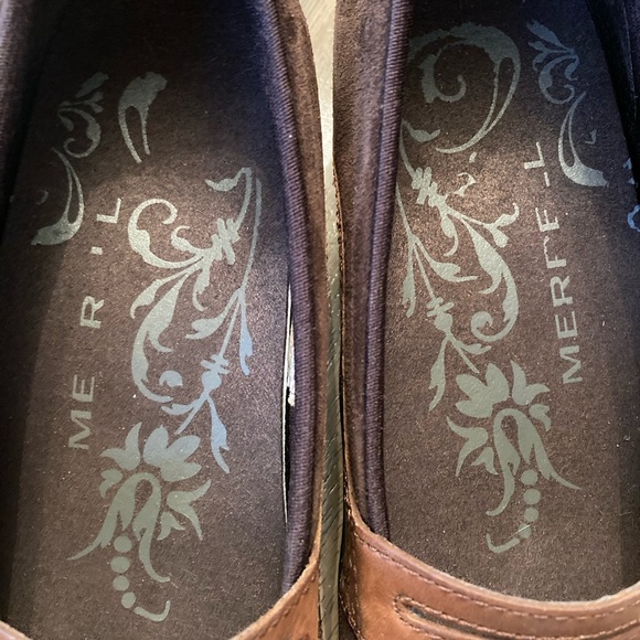 Merrell Plaza Bandeau Espresso Women’s Size 9.5 Mary Jane Wedge Shoes Brown - Picture 2 of 8